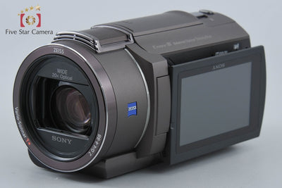 【中古】SONY ソニー HANDYCAM FDR-AX40 ブロンズブラウン ビデオカメラ 多言語対応