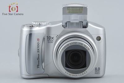 【中古】Canon キヤノン PowerShot SX100 IS シルバー コンパクトデジタルカメラ