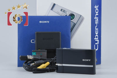 【中古】SONY ソニー Cyber-Shot DSC-T30 ブラック デジタルスチルカメラ 元箱付き