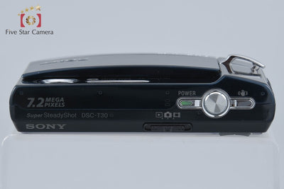 【中古】SONY ソニー Cyber-Shot DSC-T30 ブラック デジタルスチルカメラ 元箱付き