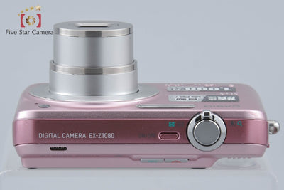 [Used] Casio EXILIM ZOOM EX-Z1080 Pink Compact Digital Camera