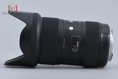 [Used] SIGMA Art 18-35mm f/1.8 DC HSM for Canon