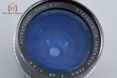 【中古】P. ANGENIEUX アンジェニュー PARIS RETRO FOCUS TYPE R11 28mm f/3.5 M42マウント