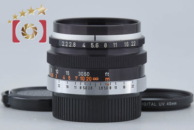 【中古】Canon キヤノン 50mm f/2.2 L39 スクリューマウント
