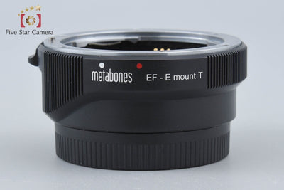 【中古】Metabones メタボーンズ キヤノンEFレンズ → ソニーEマウント T Mark IV マウントアダプター
