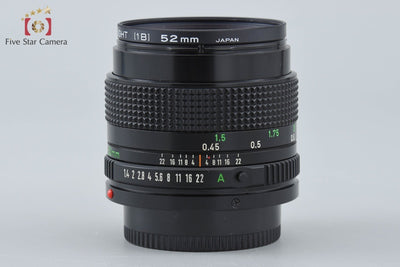 【中古】Canon キヤノン New FD 50mm f/1.4