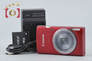 【中古】Canon キヤノン IXY 160 レッド コンパクトデジタルカメラ
