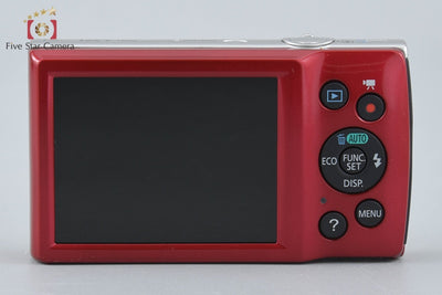 【中古】Canon キヤノン IXY 160 レッド コンパクトデジタルカメラ