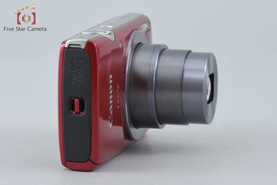 【中古】Canon キヤノン IXY 160 レッド コンパクトデジタルカメラ