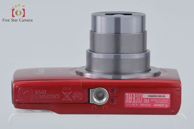 【中古】Canon キヤノン IXY 160 レッド コンパクトデジタルカメラ