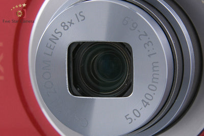 【中古】Canon キヤノン IXY 160 レッド コンパクトデジタルカメラ