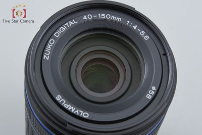 【中古】OLYMPUS オリンパス ZUIKO DIGITAL ED 40-150mm f/4-5.6 ブラック + MMF-2 フォーサーズアダプター