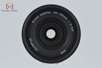 【中古】OLYMPUS オリンパス ZUIKO DIGITAL ED 40-150mm f/4-5.6 ブラック + MMF-2 フォーサーズアダプター