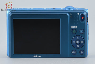 [Used] Nikon COOLPIX S3600 Cobalt Blue Compact Digital Camera
