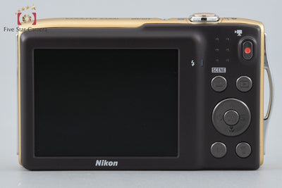 [Used] Nikon COOLPIX S3300 Sweet Gold Compact Digital Camera