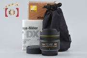 【中古】Nikon ニコン AF DX FISHEYE NIKKOR 10.5mm f/2.8 G ED 元箱付き