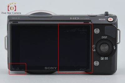 【中古】SONY ソニー α NEX-5 ダブルレンズキット ブラック 元箱付き