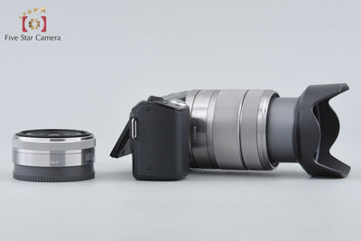 【中古】SONY ソニー α NEX-5 ダブルレンズキット ブラック 元箱付き