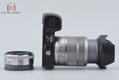 【中古】SONY ソニー α NEX-5 ダブルレンズキット ブラック 元箱付き