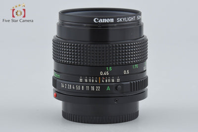 【中古】Canon キヤノン New FD 50mm f/1.4