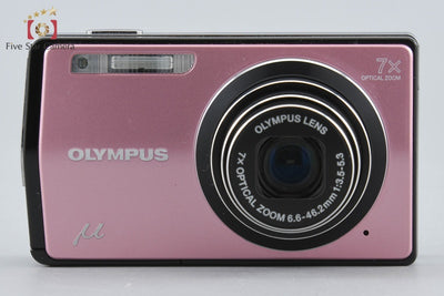 【中古】OLYMPUS オリンパス μ-7000 ピンク コンパクトデジタルカメラ 元箱付き