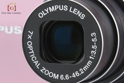 【中古】OLYMPUS オリンパス μ-7000 ピンク コンパクトデジタルカメラ 元箱付き
