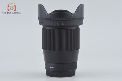 【中古】SIGMA シグマ 16mm f/1.4 DC DN Contemporary 富士フイルム Xマウント用