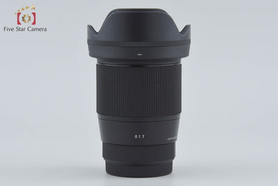 【中古】SIGMA シグマ 16mm f/1.4 DC DN Contemporary 富士フイルム Xマウント用