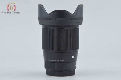 【中古】SIGMA シグマ 16mm f/1.4 DC DN Contemporary 富士フイルム Xマウント用