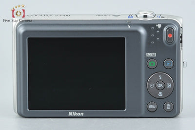 [Used] Nikon COOLPIX S3400 Crystal Silver Compact Digital Camera