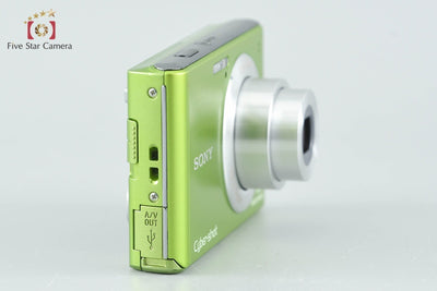 [Used] SONY Sony Cyber-shot DSC-W550 Green Compact Digital Camera with Original Box