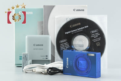 [Used] Canon IXY 3 Blue Compact Digital Camera with Original Box