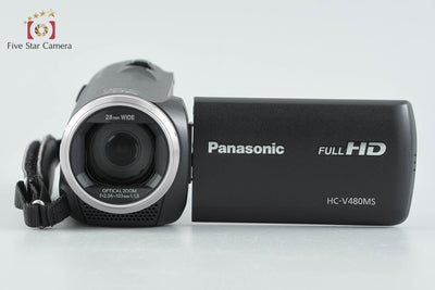 [Used] Panasonic HC-V480MS Black Digital High Definition Video Camera with Original Box