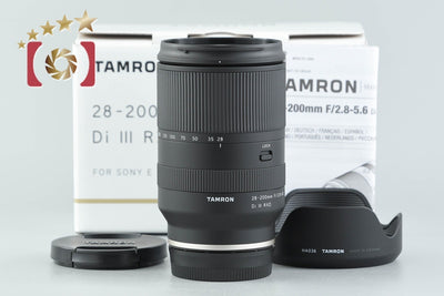 【中古】TAMRON タムロン A071 28-200mm f/2.8-5.6 Di III RXD ソニーEマウント用 元箱付き
