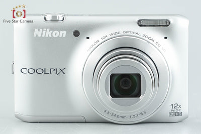 【中古】Nikon ニコン COOLPIX S6400 クリスタルシルバー コンパクトデジタルカメラ