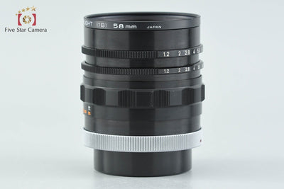 【中古】Canon キヤノン SUPER-CANOMATIC R 58mm f/1.2