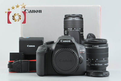 【中古】Canon キヤノン EOS Kiss X80 EF-S 18-55 IS II レンズキット シャッター回数僅少 元箱付き