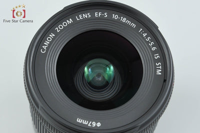 【中古】Canon キヤノン EF-S 10-18mm f/4.5-5.6 IS STM