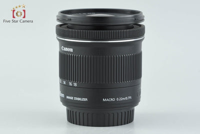 【中古】Canon キヤノン EF-S 10-18mm f/4.5-5.6 IS STM