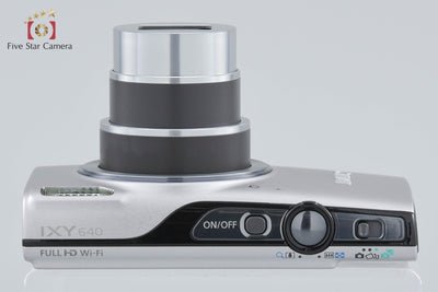 【中古】Canon キヤノン IXY 640 シルバー コンパクトデジタルカメラ