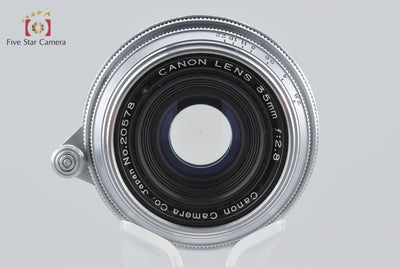 [Used] Canon 35mm f/2.8 L39 Leica Screw Mount