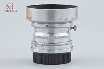 [Used] Canon 35mm f/2.8 L39 Leica Screw Mount