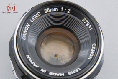 [Used] Canon 35mm f/2 L39 Leica Screw Mount