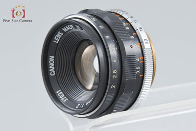 [Used] Canon 35mm f/2 L39 Leica Screw Mount