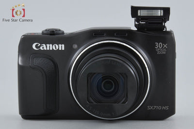 【中古】Canon キヤノン PowerShot SX710 HS ブラック コンパクトデジタルカメラ 元箱付き