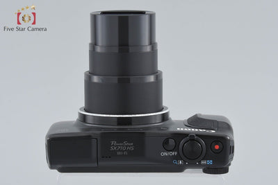 【中古】Canon キヤノン PowerShot SX710 HS ブラック コンパクトデジタルカメラ 元箱付き