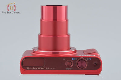 【中古】Canon キヤノン PowerShot SX620 HS レッド コンパクトデジタルカメラ 元箱付き