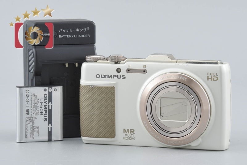 【中古】OLYMPUS オリンパス STYLUS SH-25MR ゴールド コンパクトデジタルカメラ