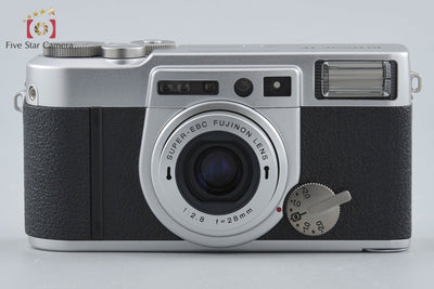 【中古】FUJIFILM 富士フイルム KLASSE W シルバー コンパクトフィルムカメラ