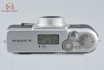 【中古】FUJIFILM 富士フイルム KLASSE W シルバー コンパクトフィルムカメラ